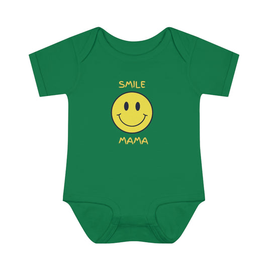 Smile, Mama | Infant Baby Rib Bodysuit