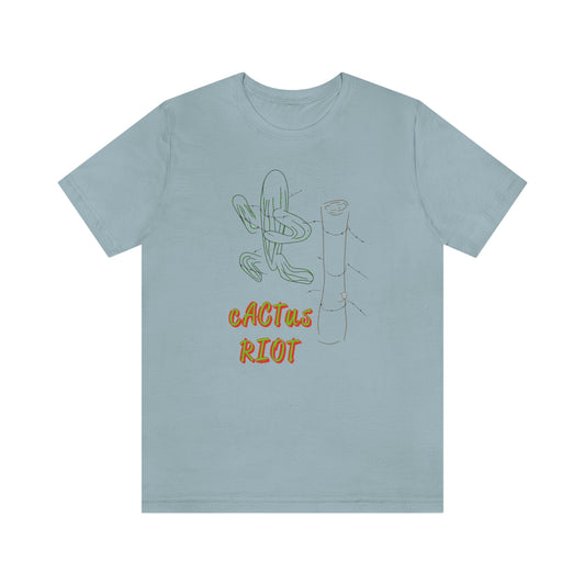 cACTus Riot T-Shirt | Unisex Jersey Short Sleeve Tee for Men & Women